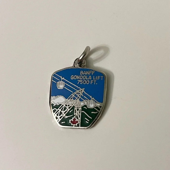 Vintage Banff Gondola Lift Charm Pendant - Picture 3 of 8